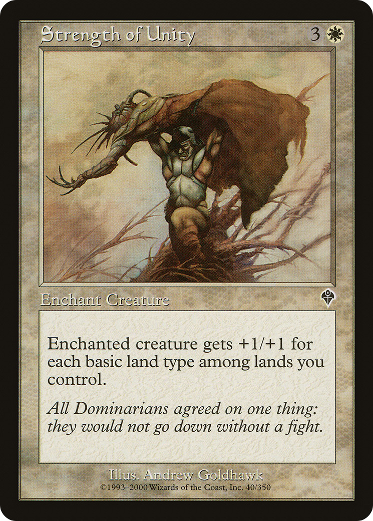 Image of Strength of Unity (INV-040) - Invasion Foil