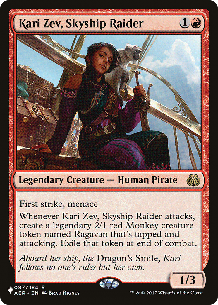 Image of Kari Zev, Skyship Raider (LIST-087/184) - The List