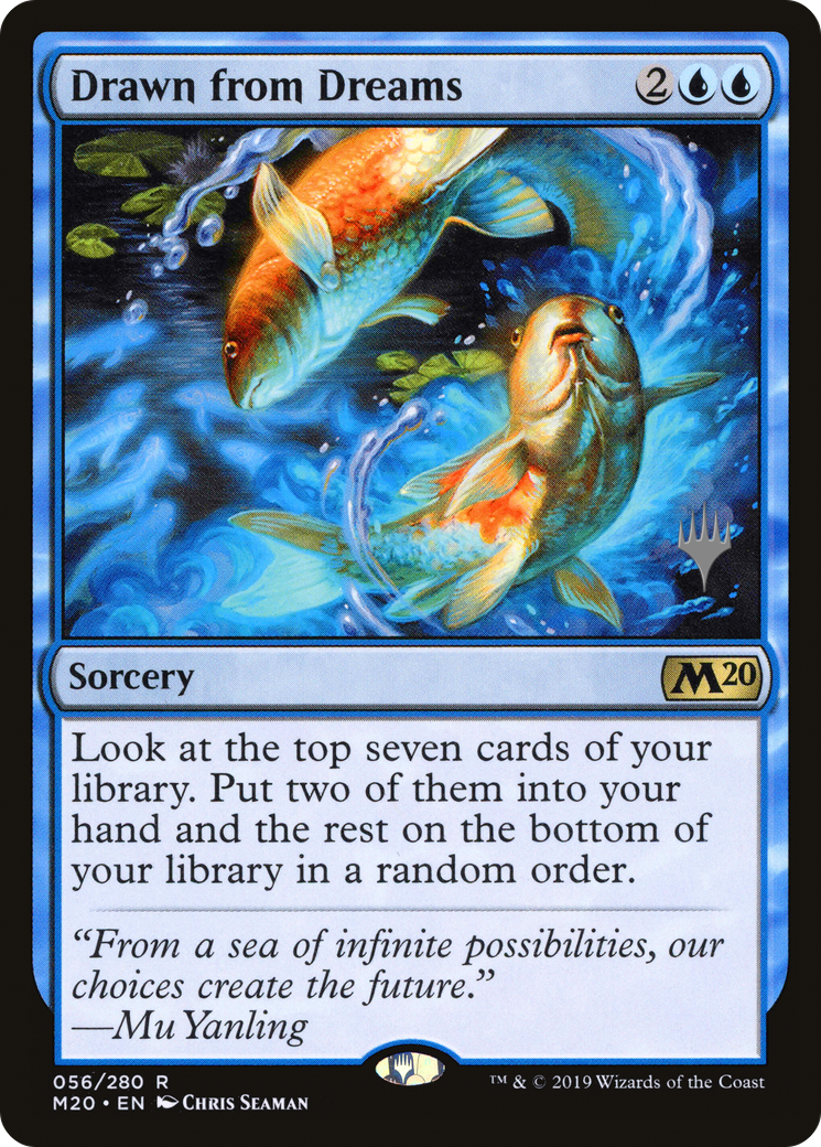 Image of Drawn from Dreams (PPM20-56P) - Core Set 2020 Promos Foil