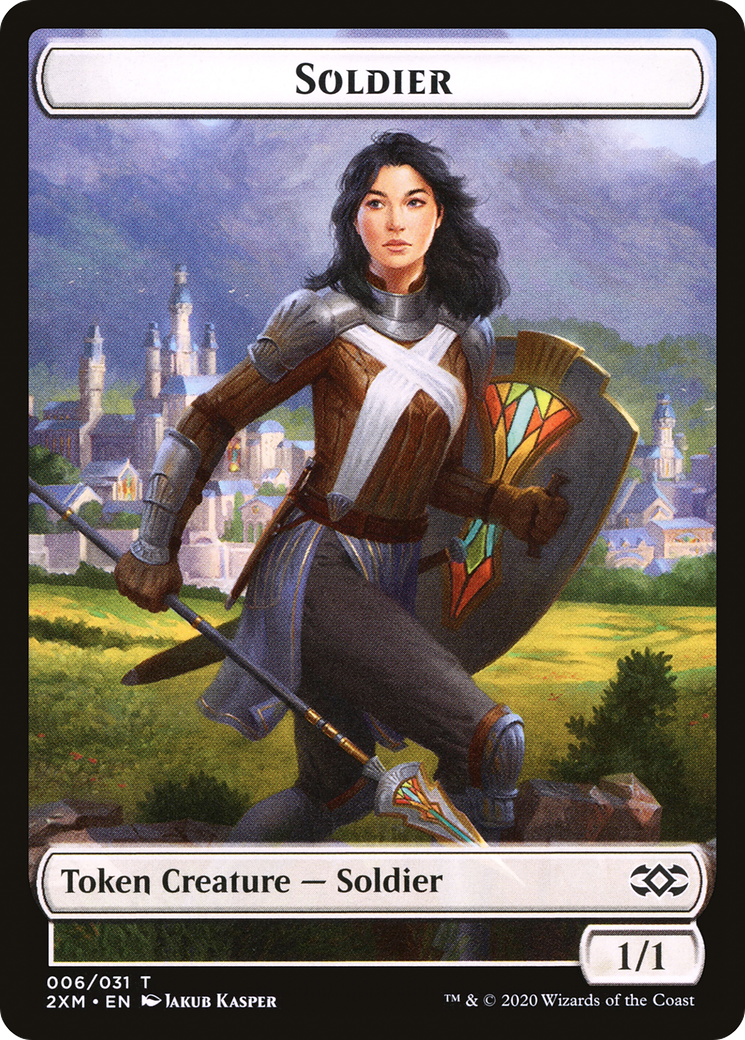 Image of Soldier (T2XM-006) - Double Masters Tokens Foil