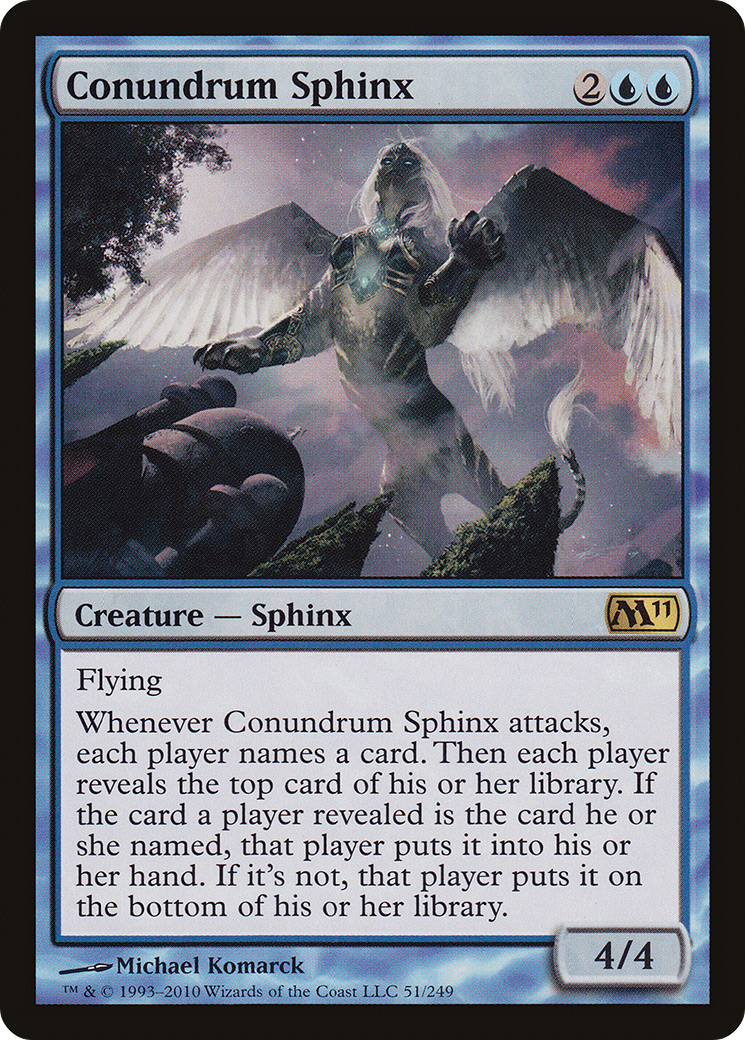 Image of Conundrum Sphinx (M11-051) - Magic 2011 Foil