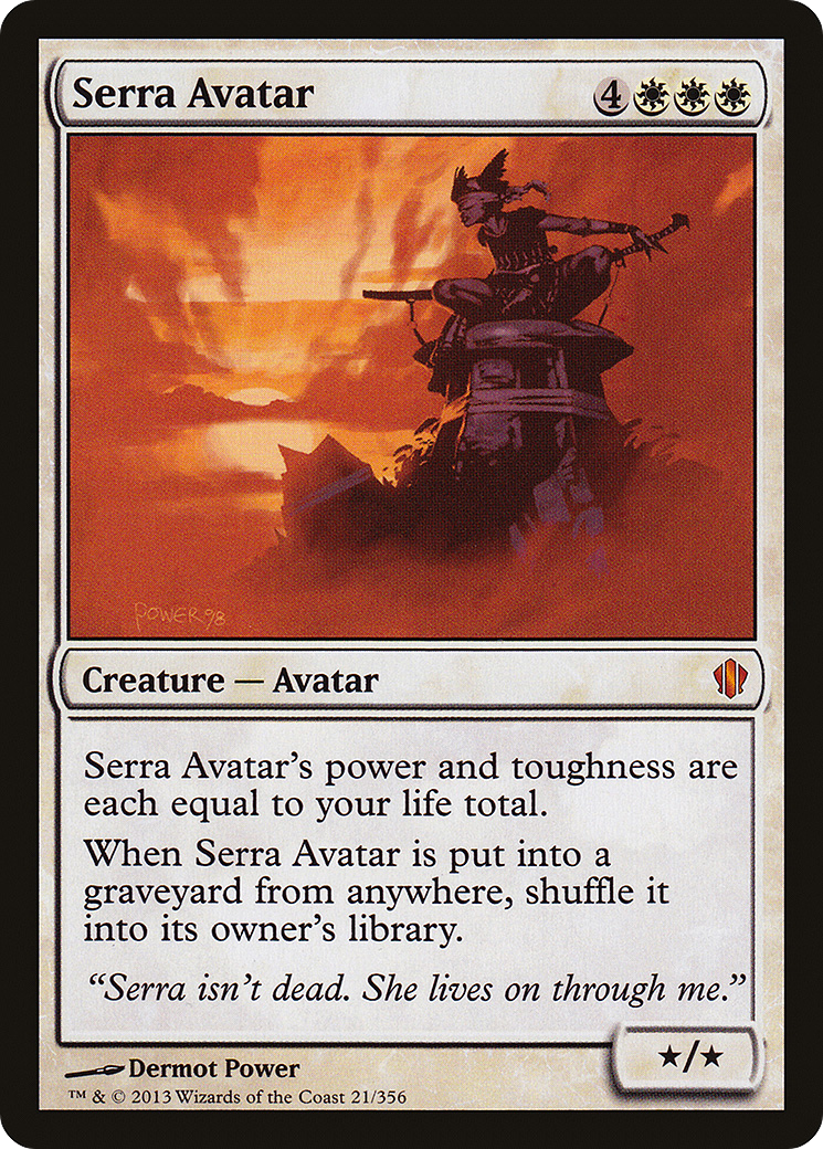 Image of Serra Avatar (C13-021) - Commander 2013