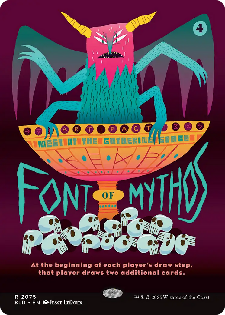Image of Font of Mythos (SLD-2075) - Secret Lair Drop (Borderless)