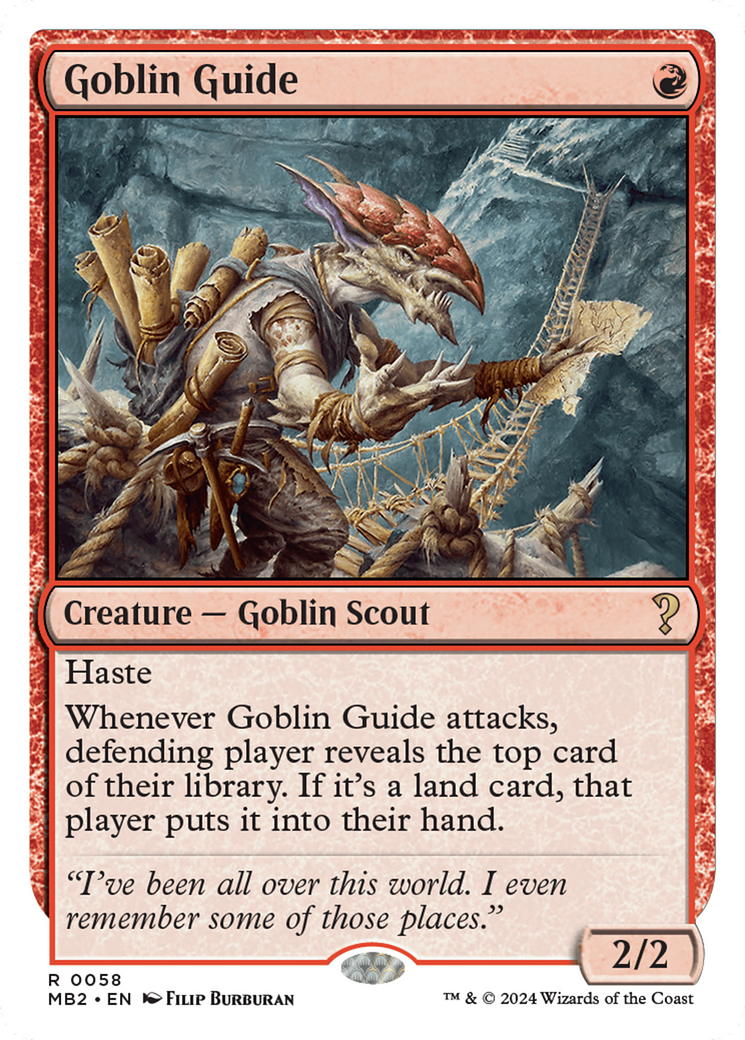 Image of Goblin Guide (White Border) (MB2-058) - Mystery Booster 2