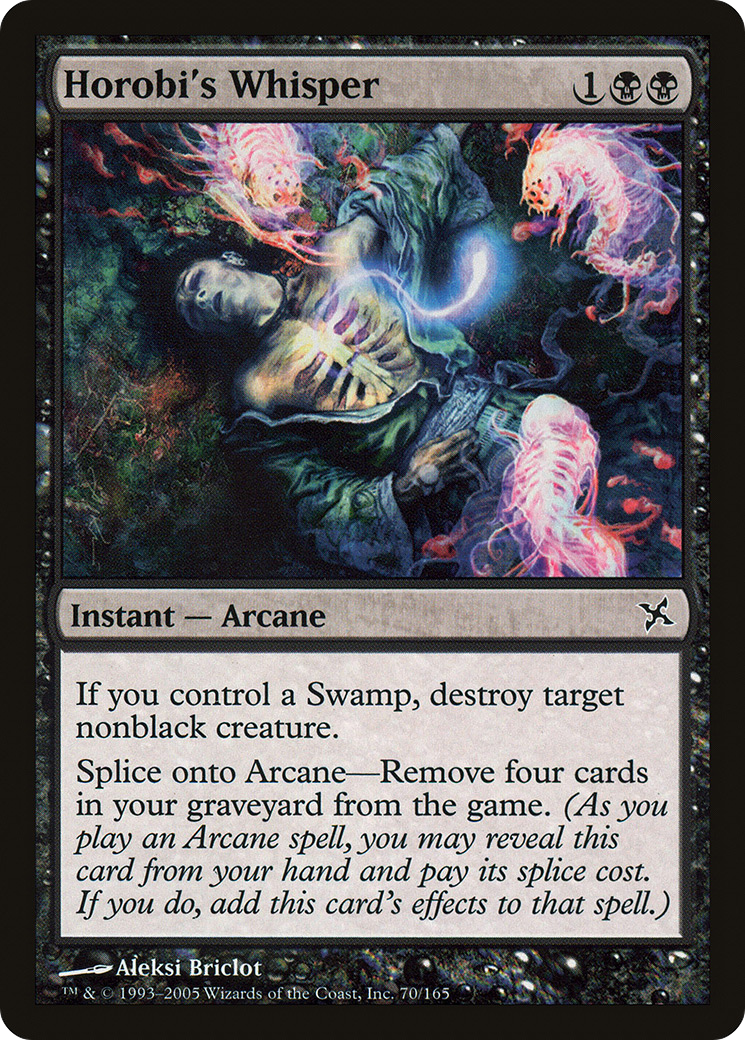 Image of Horobi's Whisper (BOK-070) - Betrayers of Kamigawa Foil
