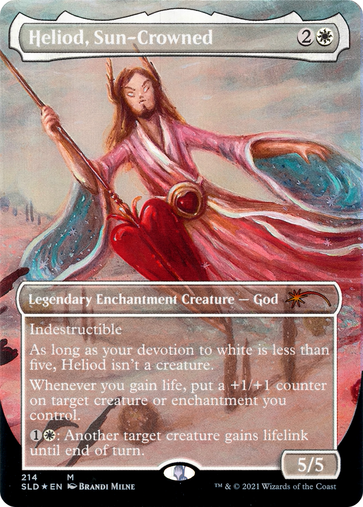 Image of Heliod, Sun-Crowned (SLD-214) - Secret Lair Drop (Borderless)