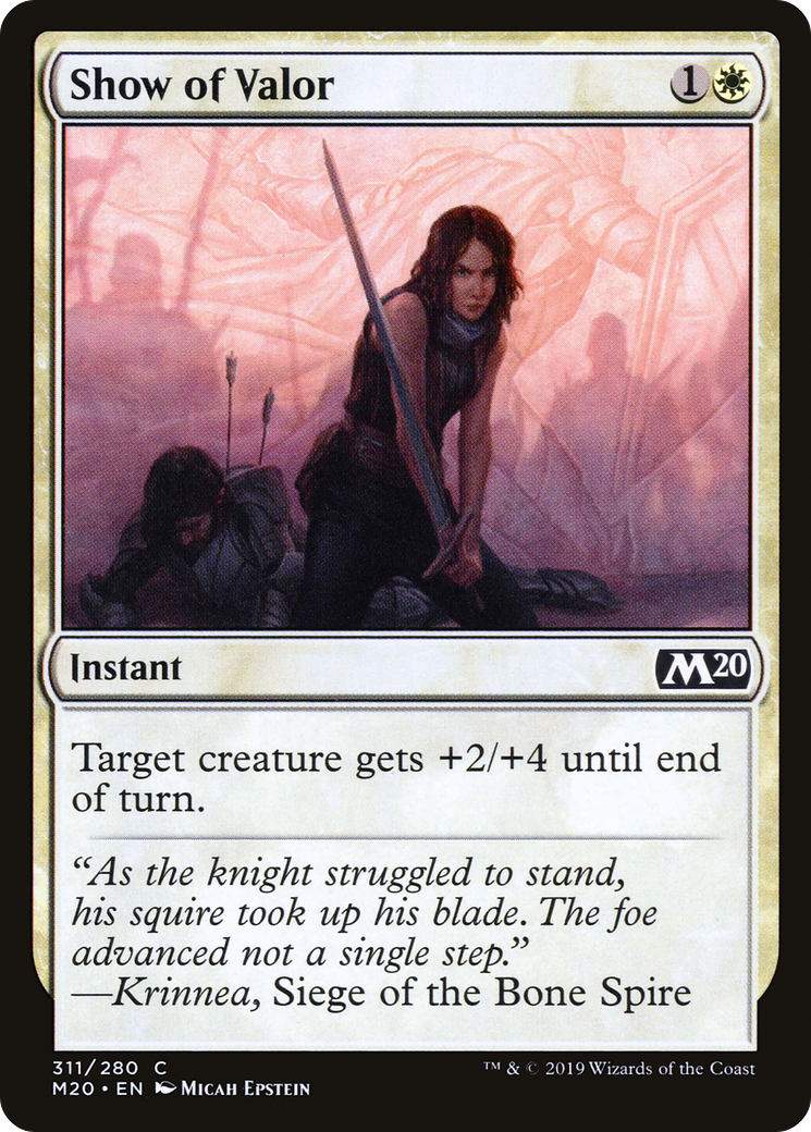 Image of Show of Valor (M20-311) - Core Set 2020