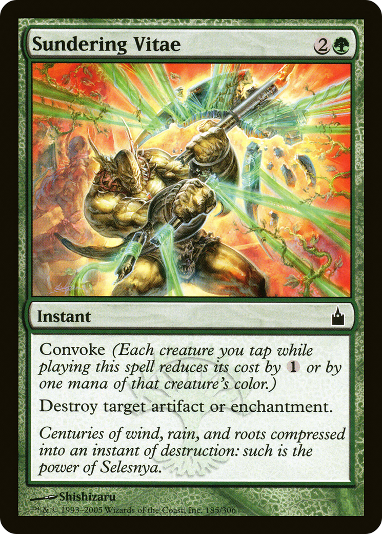 Image of Sundering Vitae (RAV-185) - Ravnica: City of Guilds Foil