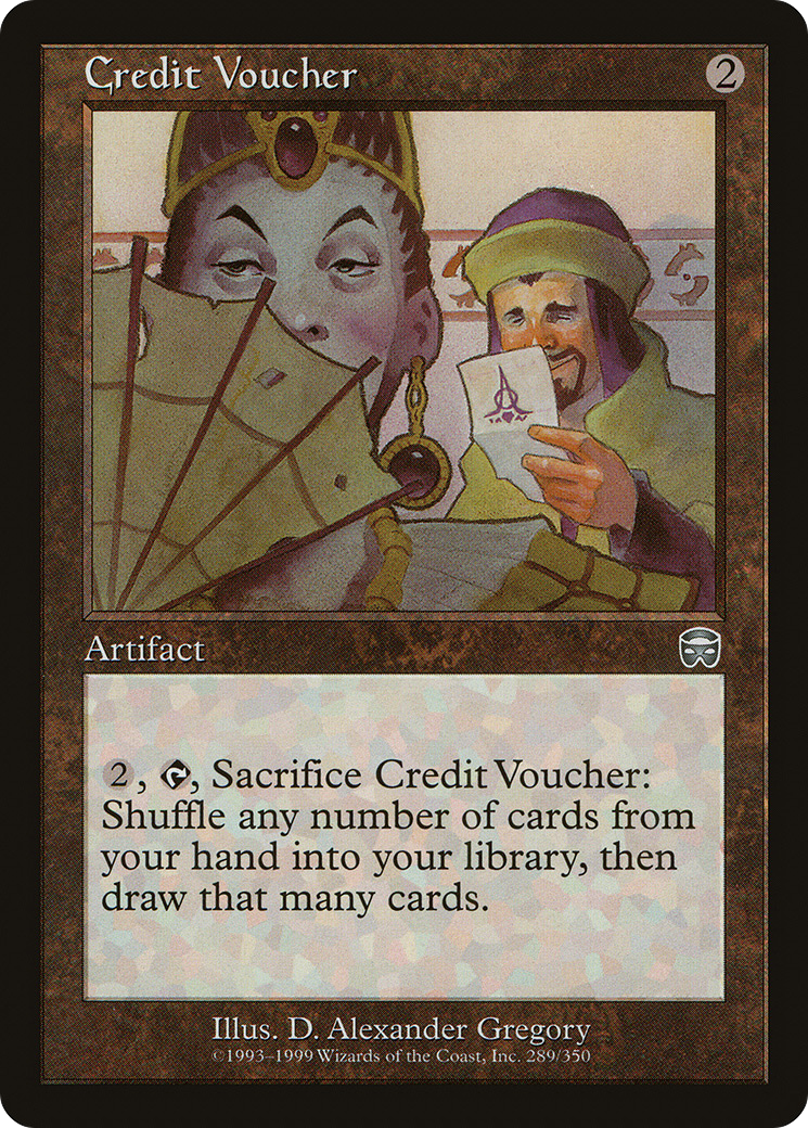 Image of Credit Voucher (MMQ-289) - Mercadian Masques Foil