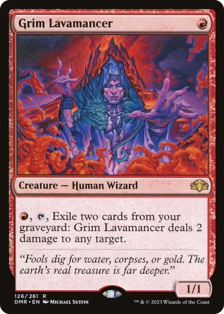 Image of Grim Lavamancer (DMR-126) - Dominaria Remastered