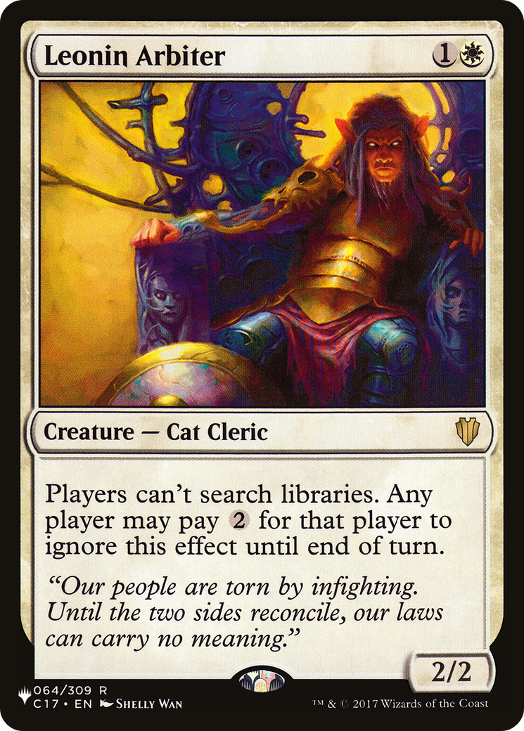 Image of Leonin Arbiter (LIST-C17-64) - The List