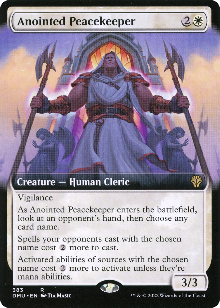 Image of Anointed Peacekeeper (Extended Art) (DMU-383) - Dominaria United: (Extended Art) Foil