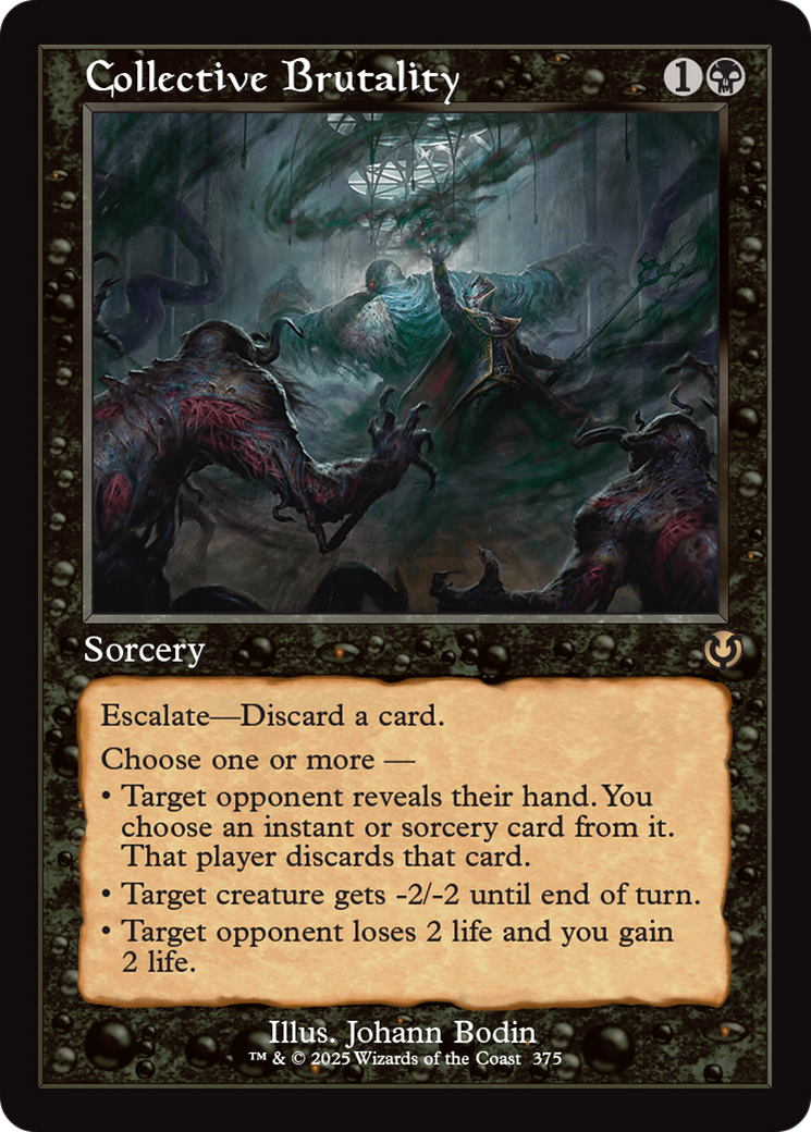 Image of Collective Brutality (Retro Frame) (INR-375) - Innistrad Remastered Foil