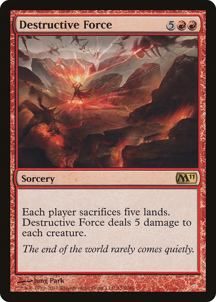 Image of Destructive Force (M11-133) - Magic 2011 Foil