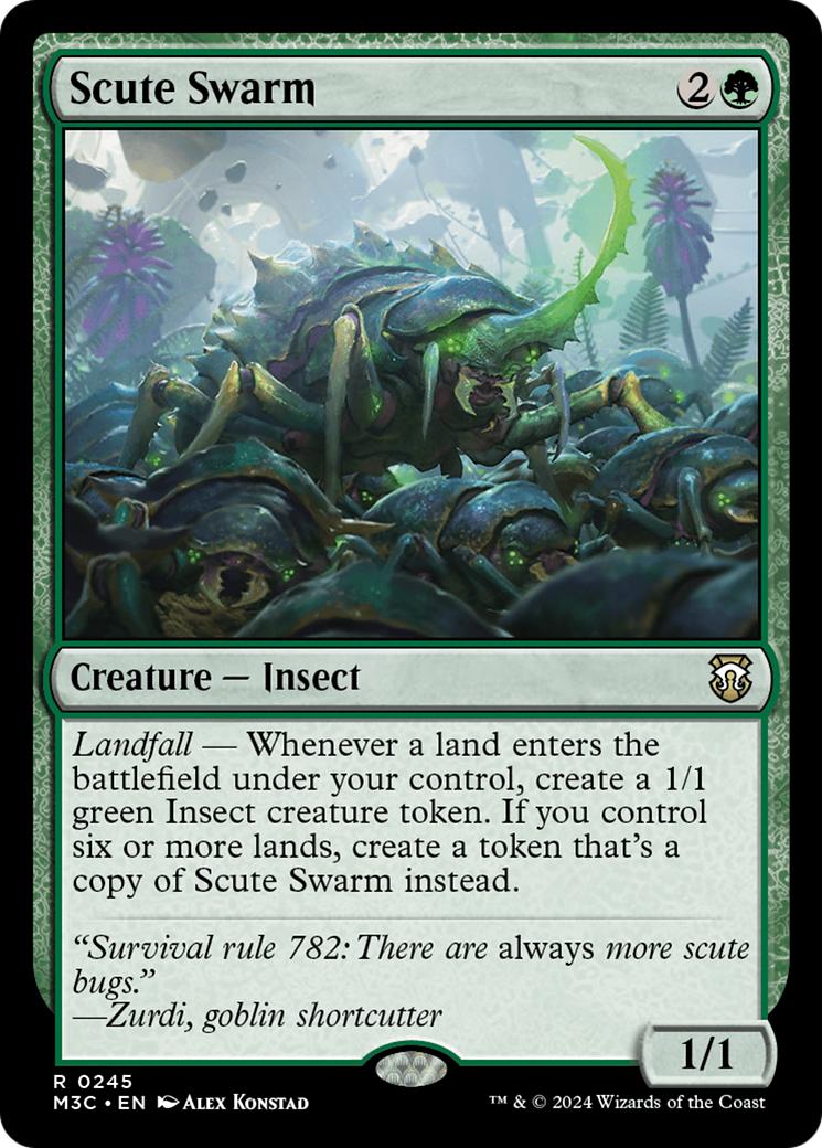 Image of Scute Swarm (M3C-245) - Modern Horizons 3 Commander