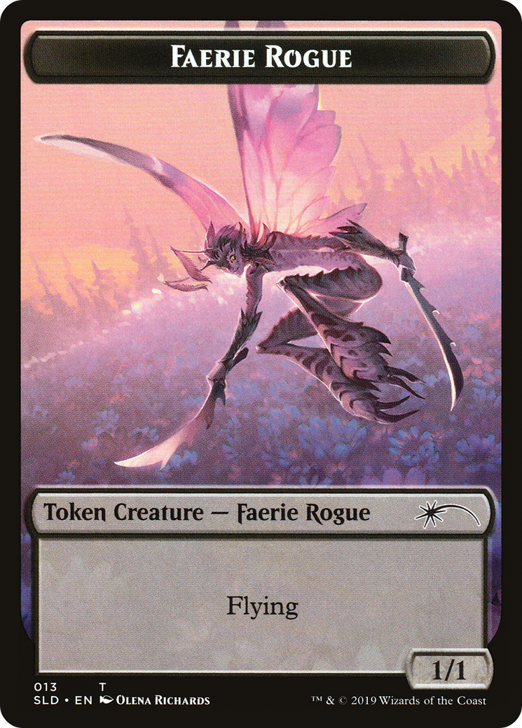 Image of Faerie Rogue Token (013) (SLD-013) - Secret Lair Drop