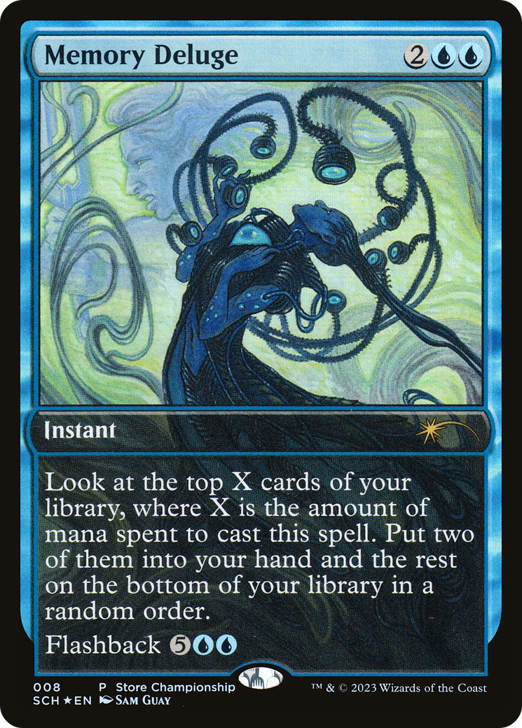 Image of Memory Deluge (GAME-008) - Store Championships Foil