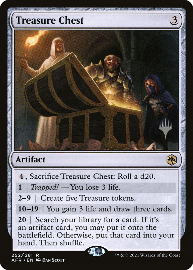 Image of Treasure Chest (PPAFR-252P) - Adventures in the Forgotten Realms Promos Foil