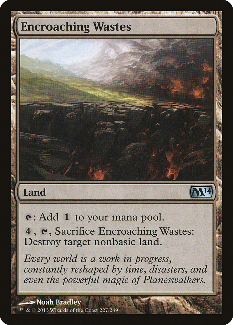 Image of Encroaching Wastes (M14-227) - Magic 2014 Foil