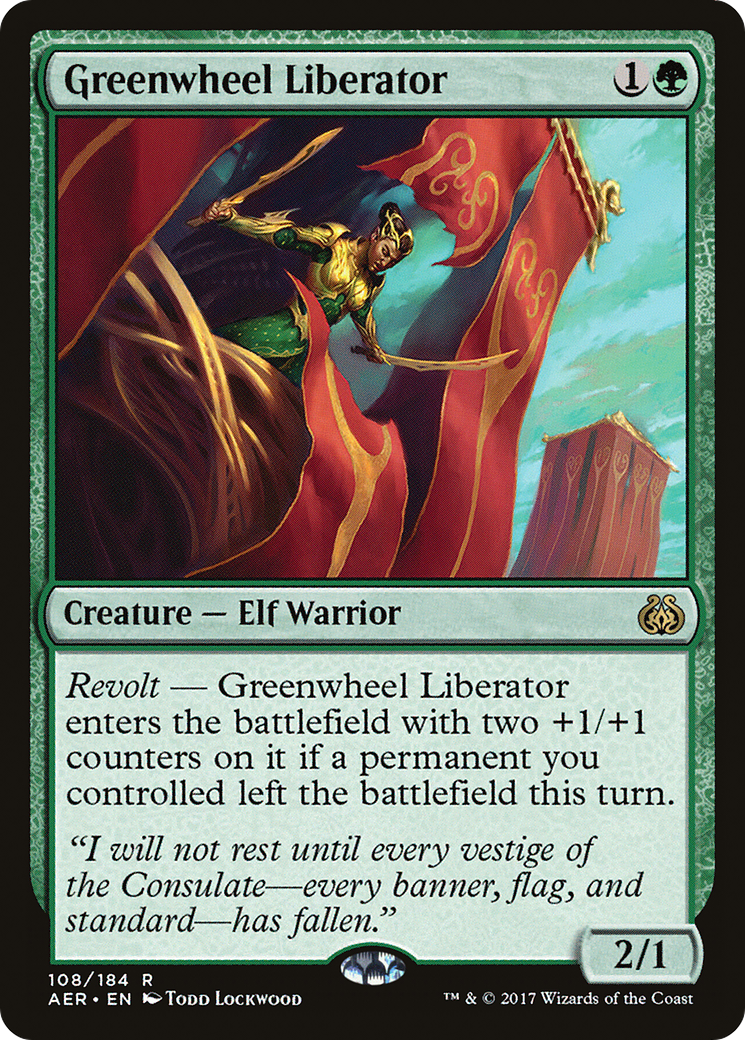 Image of Greenwheel Liberator (AER-108) - Aether Revolt