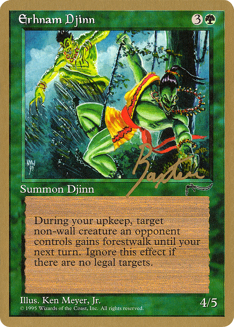 Image of Erhnam Djinn - 1996 George Baxter (ARN) (WCD-) - Pro Tour Collector Set