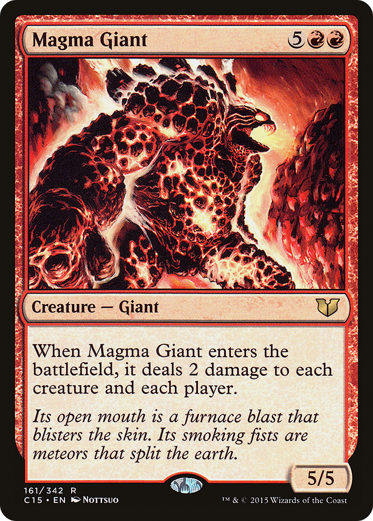 Image of Magma Giant (C15-161) - Commander 2015