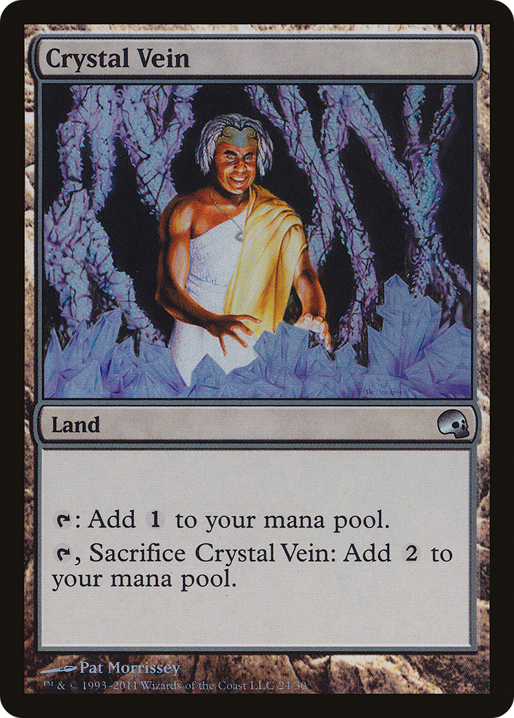 Image of Crystal Vein (GRV-024) - Premium Deck Series: Graveborn Foil