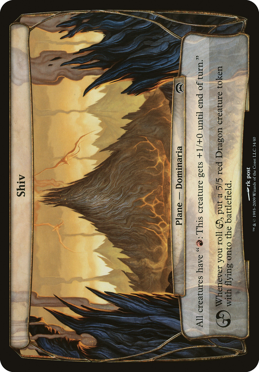Image of Shiv (Planechase) (OVER-) - Planechase Planes