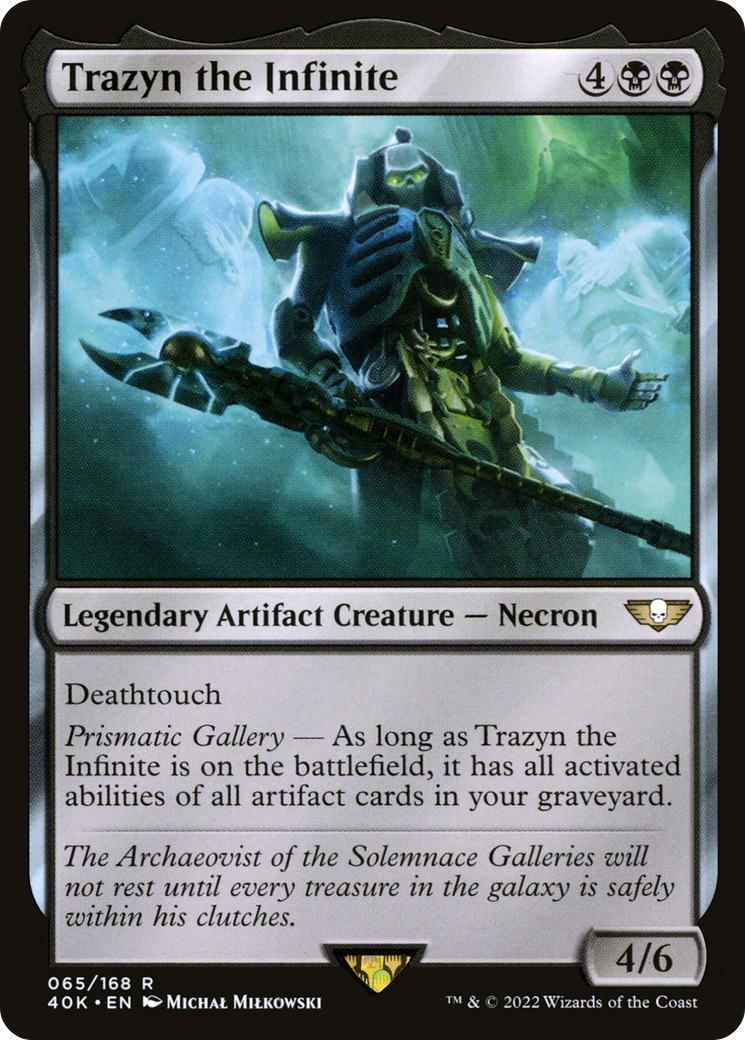 Image of Trazyn the Infinite (40K-065) - Warhammer 40,000 Commander