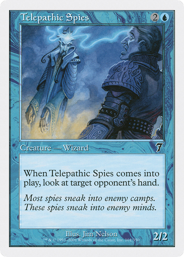 Image of Telepathic Spies (7ED-101) - 7th Edition Foil