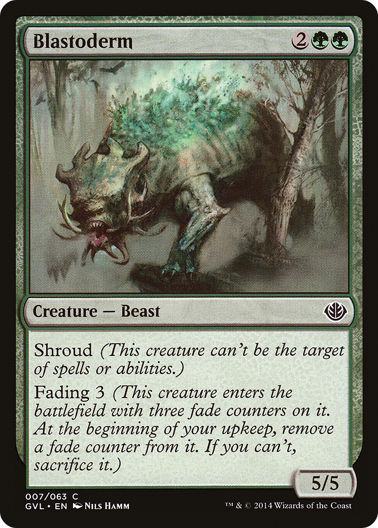 Image of Blastoderm (DD3-007) - Duel Decks Anthology: Garruk vs. Liliana
