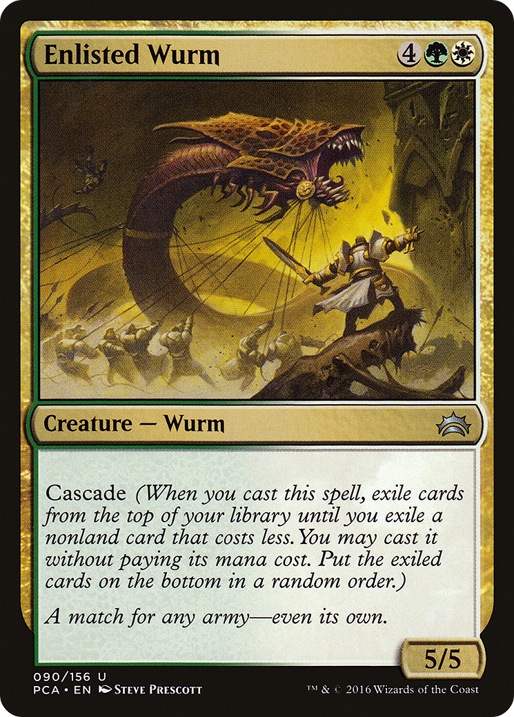 Image of Enlisted Wurm (PCA-090) - Planechase Anthology
