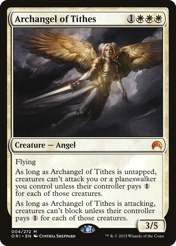 Image of Archangel of Tithes (ORI-004) - Magic Origins Foil