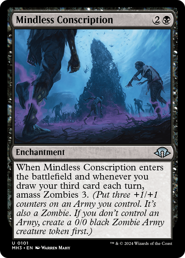 Image of Mindless Conscription (MH3-101) - Modern Horizons 3