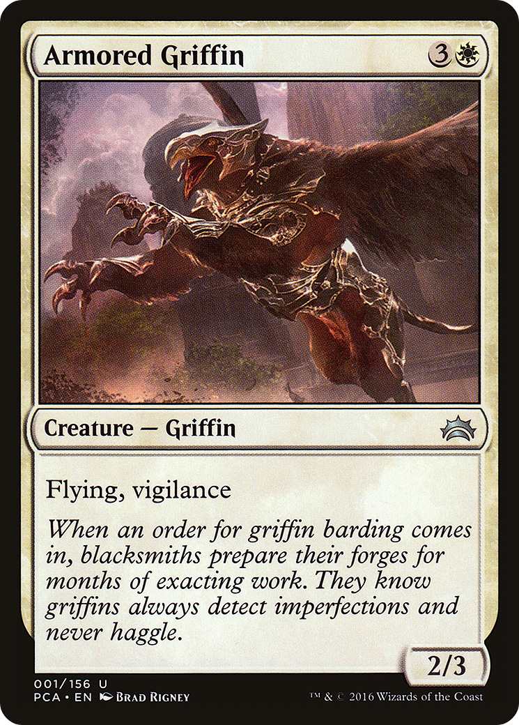 Image of Armored Griffin (PCA-001) - Planechase Anthology