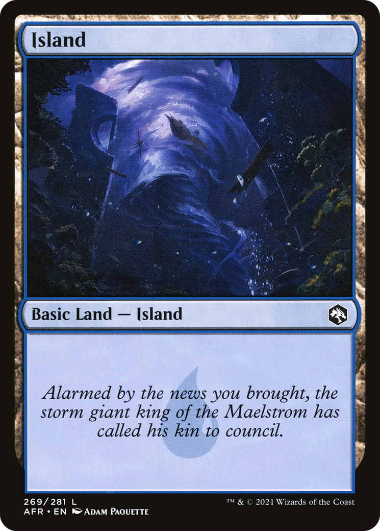 Image of Island (269) (AFR-269) - Adventures in the Forgotten Realms Foil