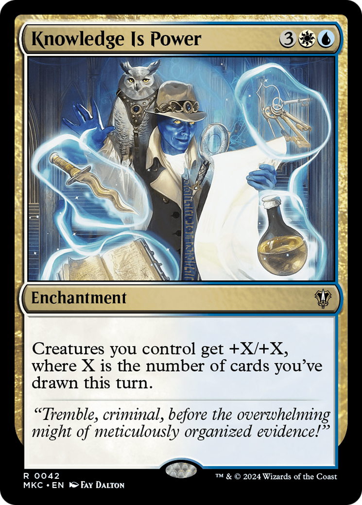 Image of Knowledge is Power (MKC-042) - Murders at Karlov Manor Commander