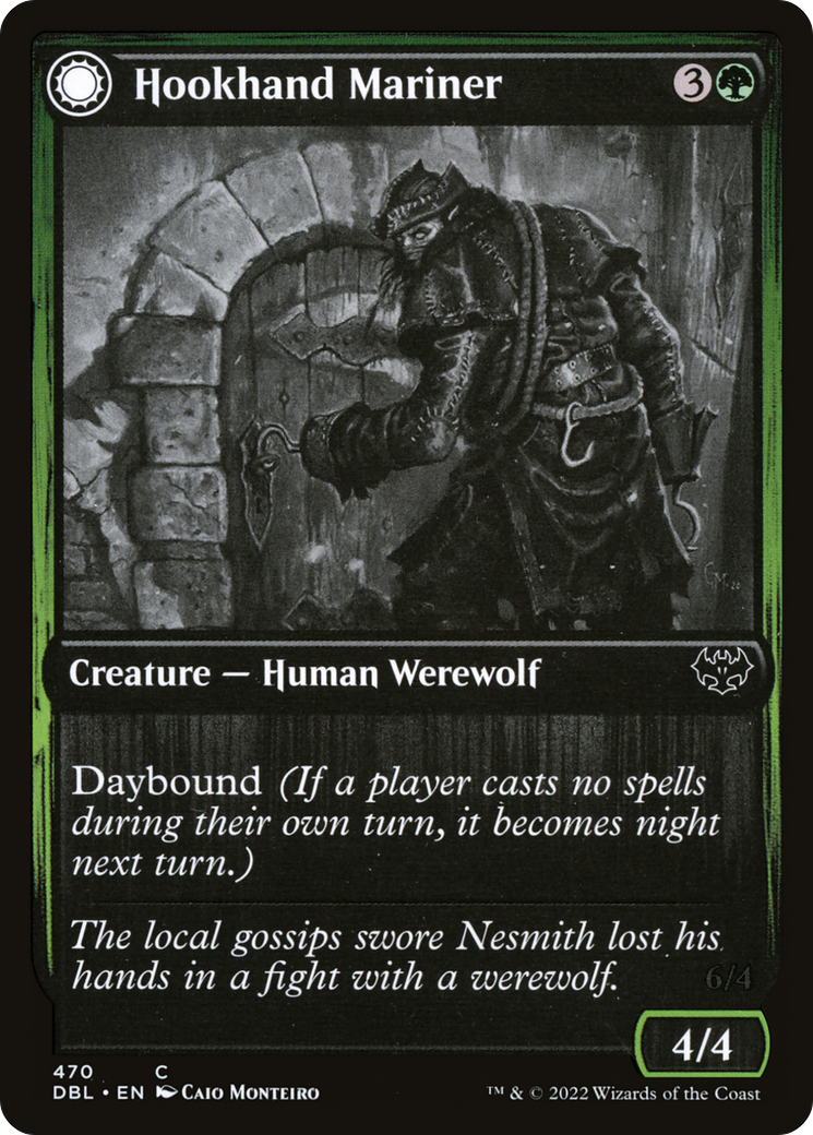 Image of Hookhand Mariner (DBL-470) - Innistrad: Double Feature: (Double Faced Transform)