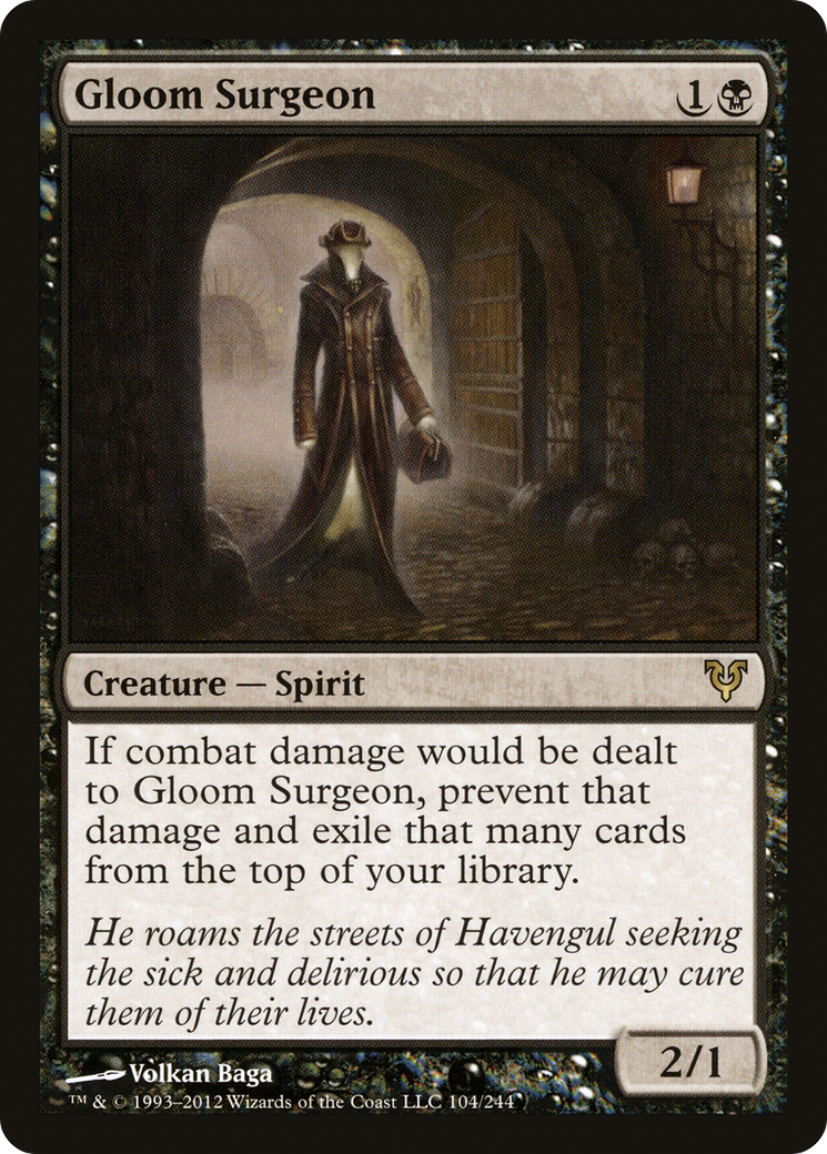 Image of Gloom Surgeon (AVR-104) - Avacyn Restored