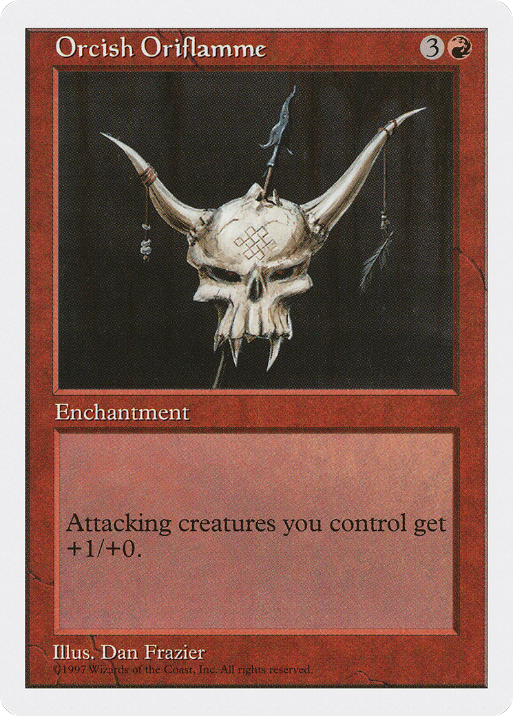 Image of Orcish Oriflamme (5ED-) - Fifth Edition