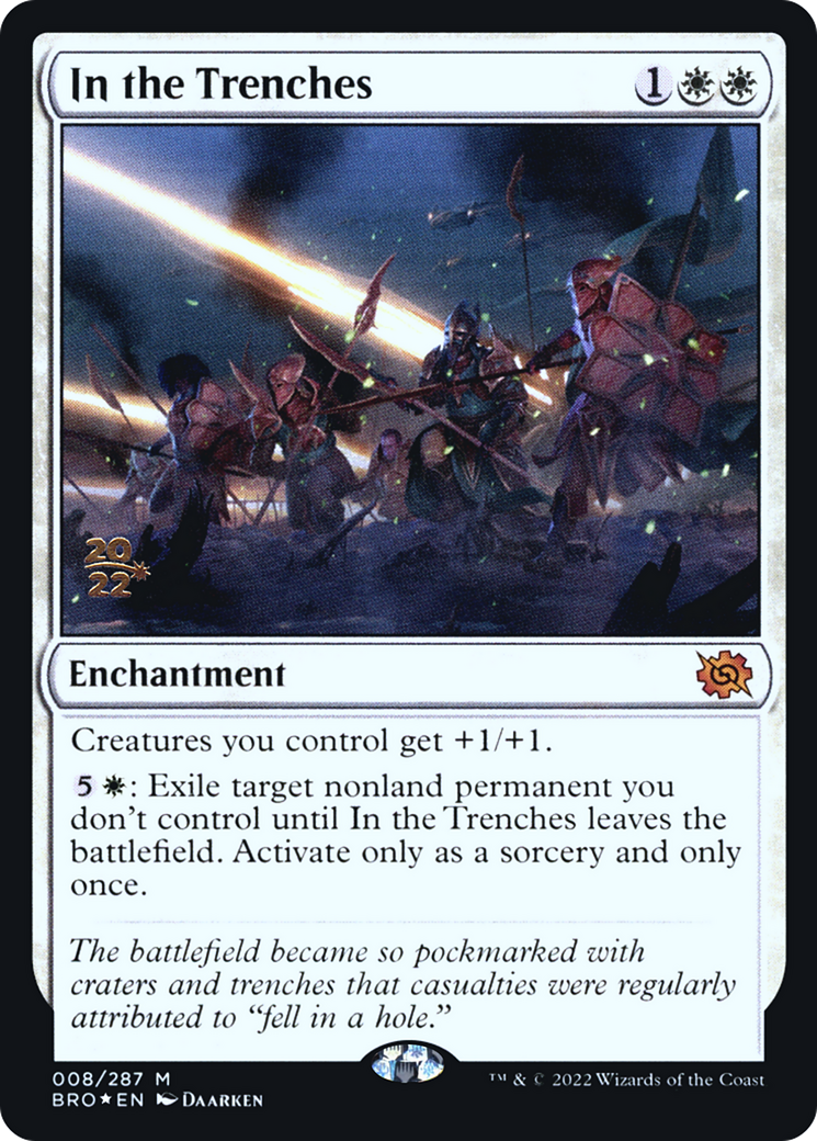 Image of In the Trenches (PRE-08S) - The Brothers' War Promos Foil