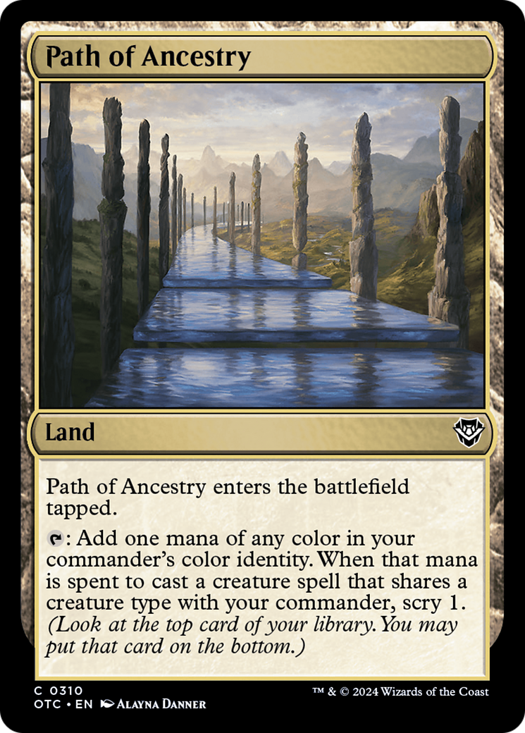 Image of Path of Ancestry (OTC-310) - Outlaws of Thunder Junction Commander