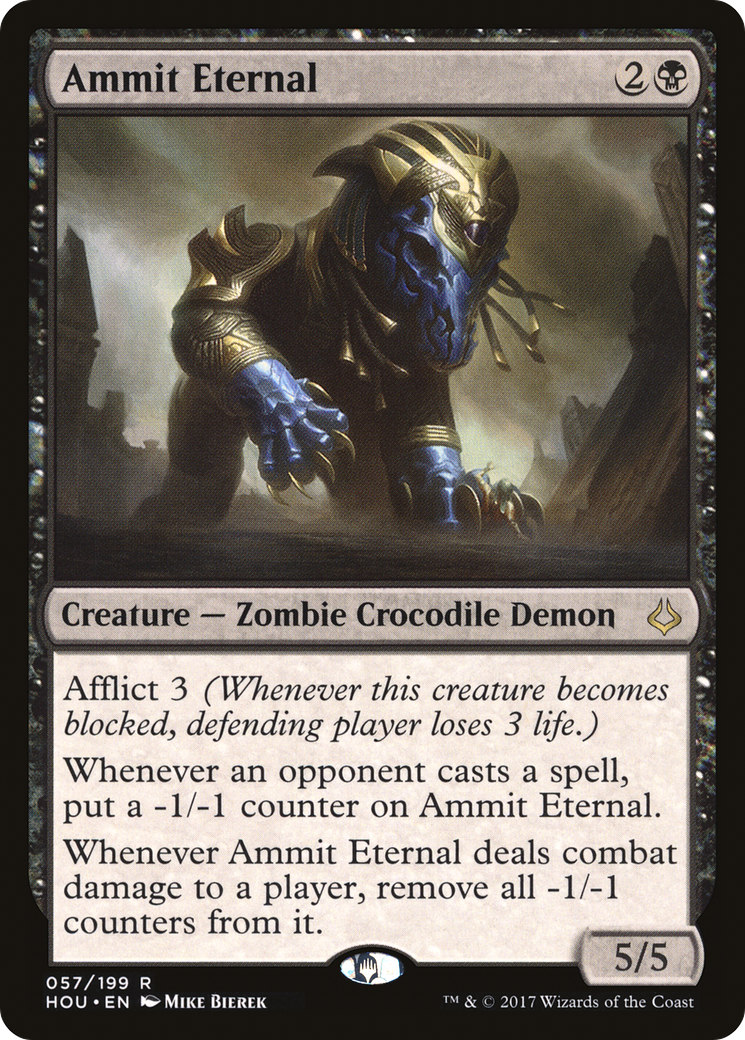 Image of Ammit Eternal (HOU-057) - Hour of Devastation Foil