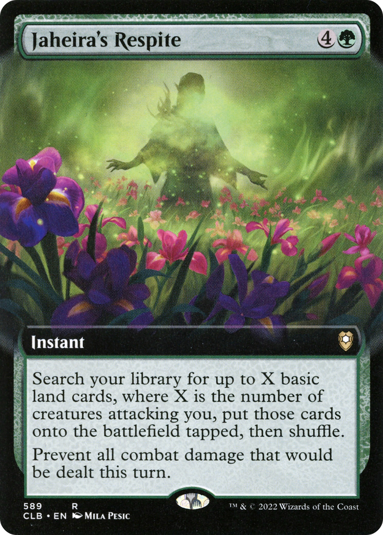 Image of Jaheira's Respite (Extended Art) (CLB-589) - Commander Legends: Battle for Baldur's Gate: (Extended Art)
