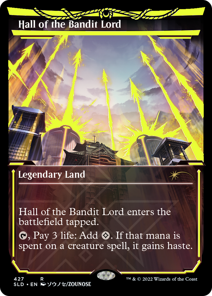 Image of Hall of the Bandit Lord (Neon Yellow) (SLD-427) - Secret Lair Drop: (Showcase) Foil