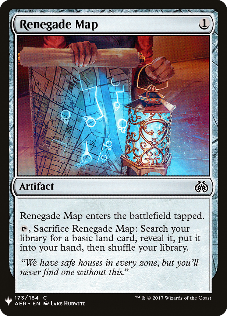 Image of Renegade Map (LIST-173) - The List
