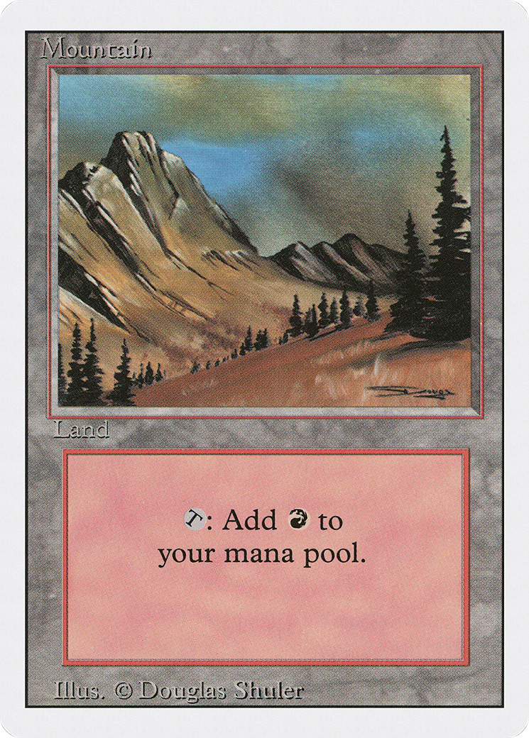 Image of Mountain (C) (3ED-292) - Revised Edition