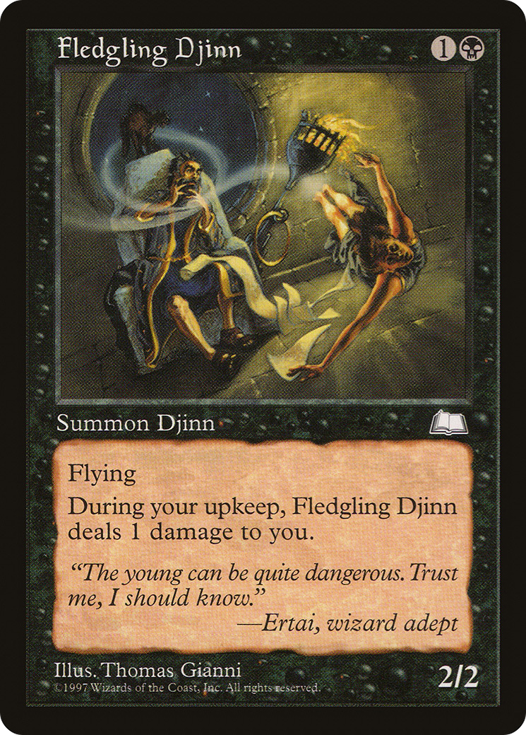 Image of Fledgling Djinn (WTH-) - Weatherlight