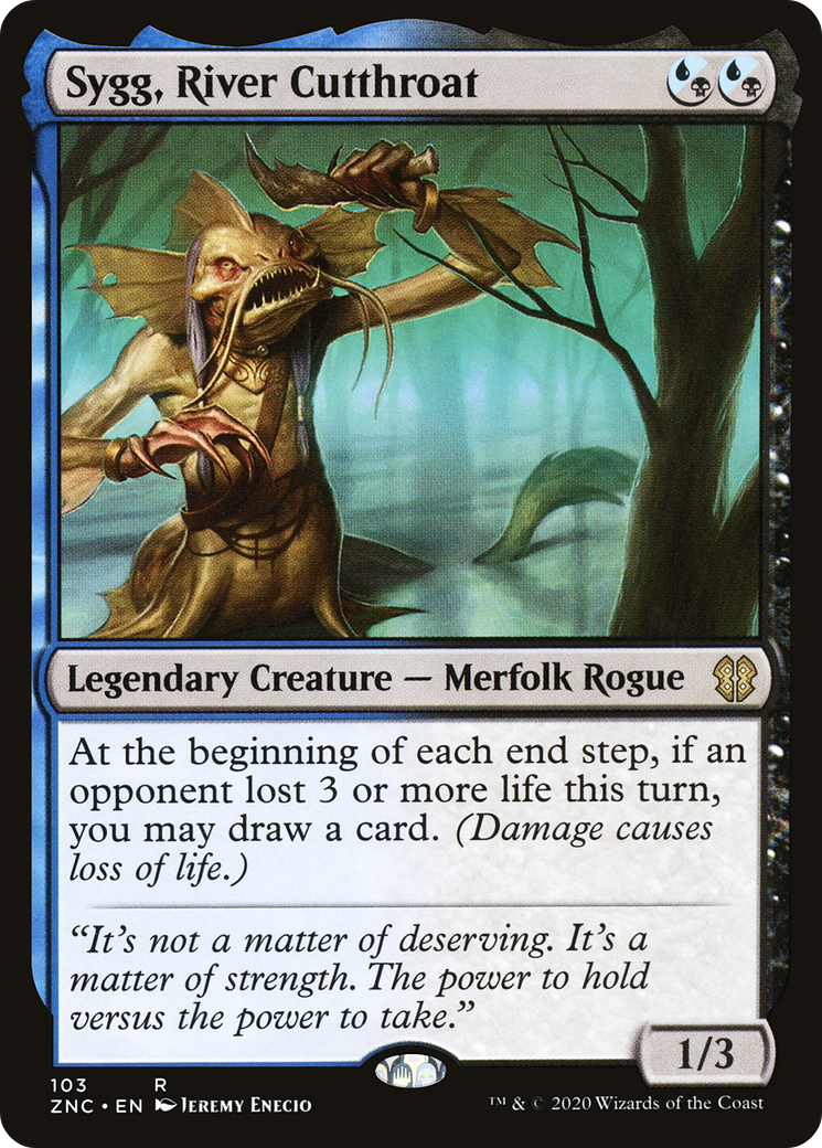 Image of Sygg, River Cutthroat (ZNC-103) - Zendikar Rising Commander