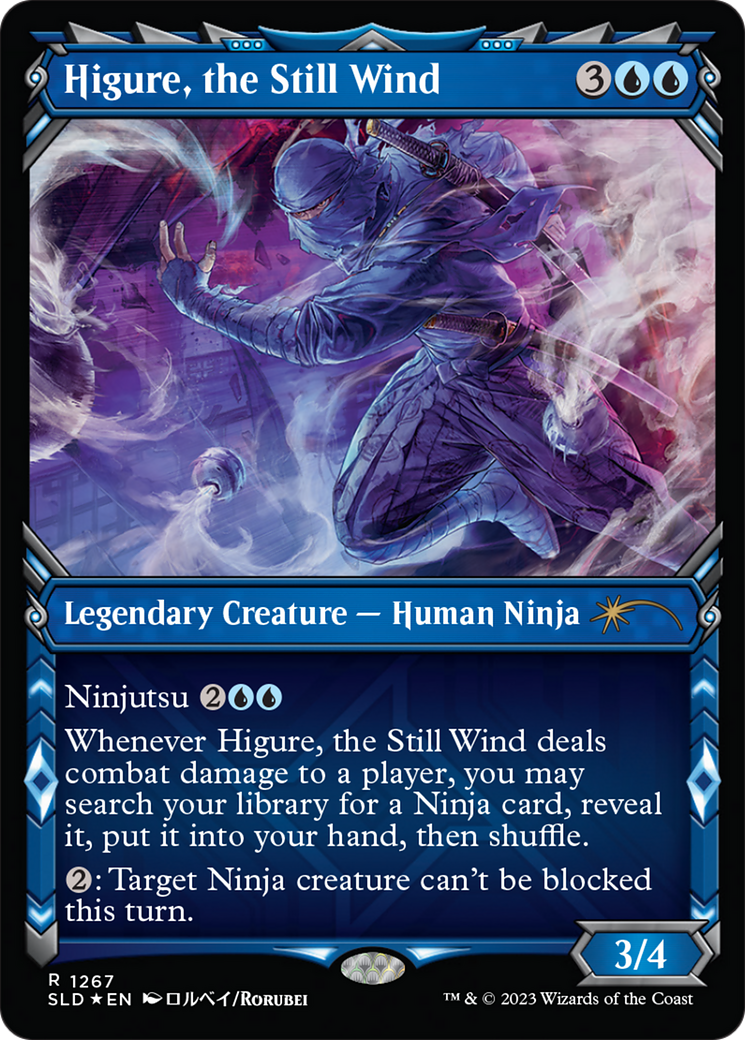Image of Higure, the Still Wind (Halo Foil) (SLD-1267) - Secret Lair Drop: (Showcase) Foil